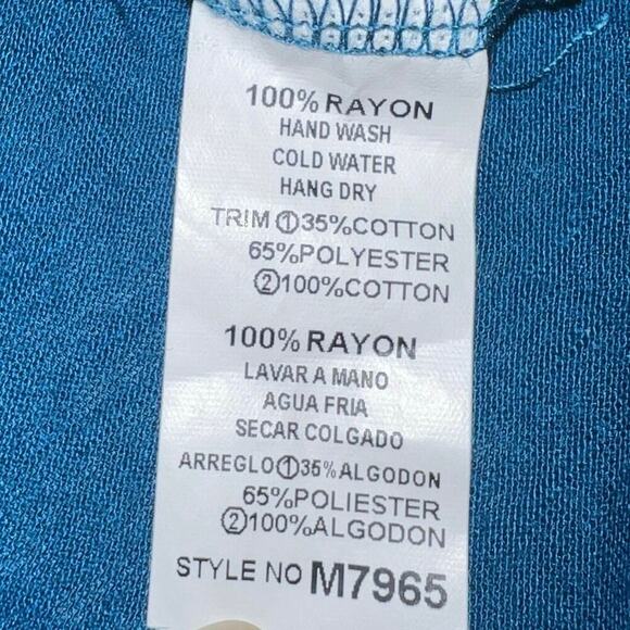 Monoreno womens S sheer cutout embroidered lace satin metallic gypsy fairy tunic - Picture 9 of 9